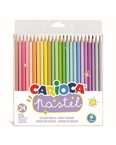 Lapiz Carioca Pastel 24 Un.