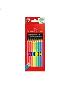 Lapiz Faber Castell Neon x 10 Un.