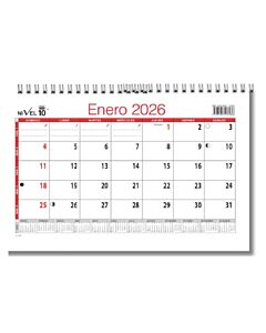 Calendario Nivel 10 22 x 35 Cm. Apaisado (3345)