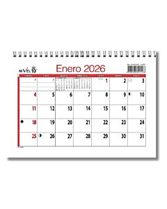 Calendario Nivel 10 17,5 x 25 Cm. Apaisado (3344)