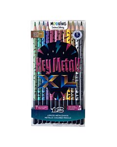 Lapiz Mooving Hey Metal x 12 Un.