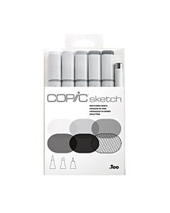 Marcador Copic Sketch Cool Grey x 6 Un.