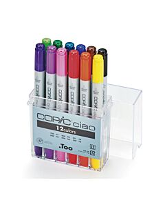 Marcador Copic Ciao Basics x 12 Un.