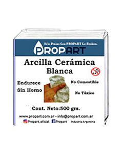 Arcilla Propart en Pan Ceramica para Modelar x 500 Gr.