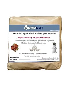 Resina Propart Madera en Polvo para Modelar x 5 Kg.
