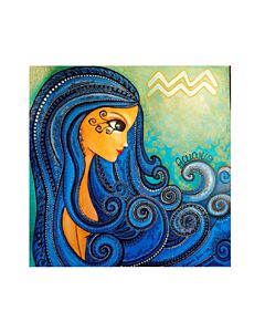 Encastrable Kartesanias (1741) Mujer Pelo Azul 50x40