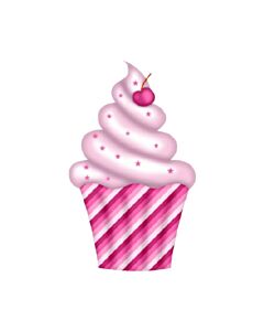 Encastrable Kartesanias (2377) Cupcake Rosa