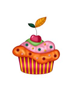 Encastrable Kartesanias (2378) Cupcake Naranja