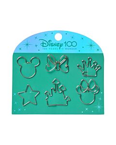 Paper Clips Disney 100 Años x 6 Un.