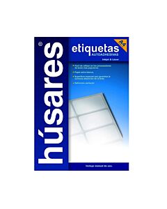 Etiquetas Husares H34110 A4 x 100 Un.