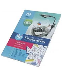 Papel Transparencia Ibi A4 x 100 Un. P/Fotocop/laser