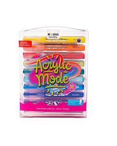 Marcador Acrilicos Mooving Coloring x 20 Un.