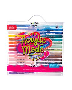 Marcador Acrilicos Mooving Coloring x 30 Un.