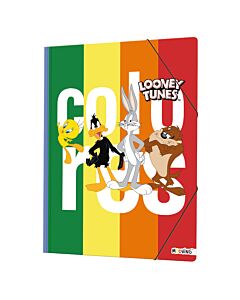 Carpeta Elastico Mooving Looney Tunes Oficio