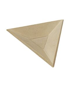 Plato Triangular Chico 19x19 Cm. Al Carpintero