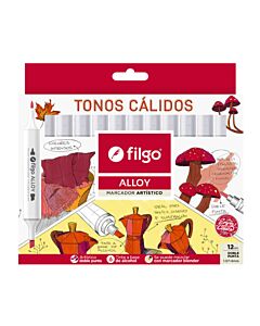 Marcador Filgo Alloy Calidos x 12 Un.