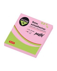 Notas Liggo 75 x 75 Mm. Rosa x 80 Hs.