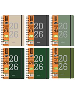 Agenda Rideo Green N°8 Semanal