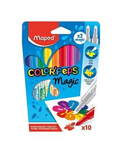Marcadores Maped ColorPeps Magic x 10 Un.