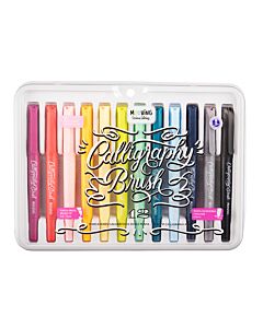 Marcador Mooving Caligraficos Doble Punta x 12 Un.