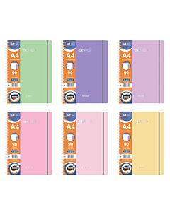 Cuaderno Rideo Soft A4 Cuadriculado x 90 Hs.