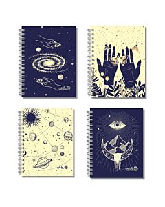 Cuaderno Nivel 10 A5 Astral Rayada T/D x 120 Hs.