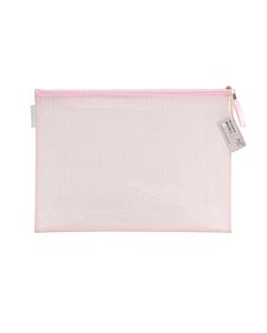 Sobre FW A4 Horizontal Rosa con Cremallera