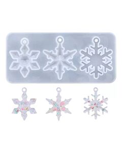 Molde Copo de Nieve 4,5 cm x 3 Un.