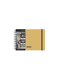 Block Rome Eco White A5 Apaisado Blanco 300 Gr. x 30 Hs.