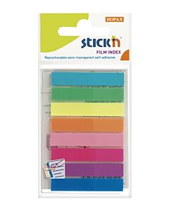 Banderines Hopax Stickn 8 x 45 Mm. Fluo x 160 Hs. x 8 Un.