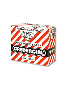 Bandas Elasticas Credencial ͘12 Cm. Gruesas x 500 Gr.