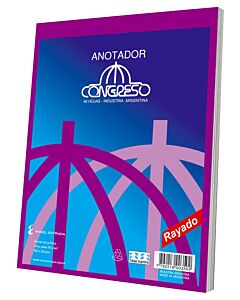 Block Congreso N°3 Rayado 40 Hs.