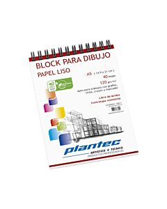 Block Plantec A5 120 Gr. x 40 Hs.
