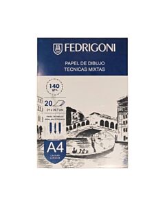 Block Fedrigoni A4 Texturado 140 Gr. x 20 Hs.