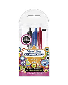 Boligrafo Paper Mate Ink Joy 100-RT Mini 1 Mm. x 4 Un.