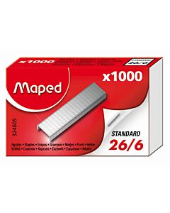 Broches Maped N°26/6 x 1000 Un.