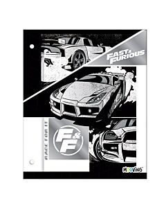 Carpeta Mooving Rapido y Furioso con Cordon