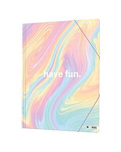 Carpeta Elastico Mooving Oficio Pastel