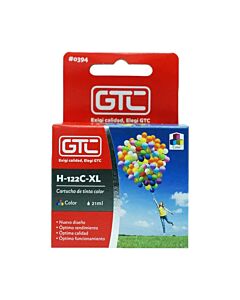 Cartucho Gtc H-122C-XL Tricolor Alternativo Hewlett Packard