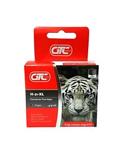 Cartucho GTC H-21-XL Negro Alternativo Hewlett Packard