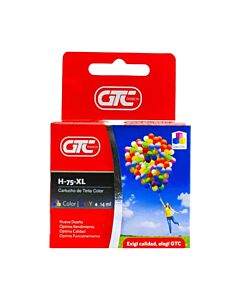 Cartucho GTC H-75XL Alternativo Hewlett Packard