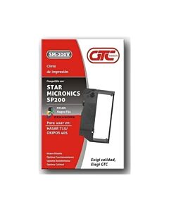 Cinta GTC SM-200N Alternativo Hasar / Okipos Negro