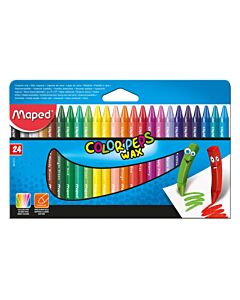 Crayon Maped Color Peps Wax x 24 Un.