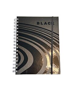 Cuaderno Nivel 10 Black N°3 Rayado Tapa Dura x 120 Hs.