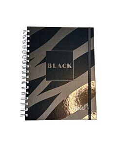 Cuaderno Nivel 10 Black A4 Liso Tapa Dura x 120 Hs.