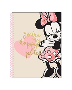 Cuaderno Mooving Minnie Mouse A4 T/F Rayado x 80 Hs.