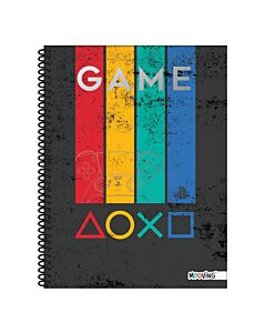 Cuaderno Mooving Playstation A4 T/F Rayado x 80 Hs.