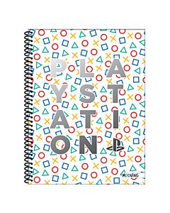 Cuaderno Mooving Playstation A4 T/F Rayado x 80 Hs.