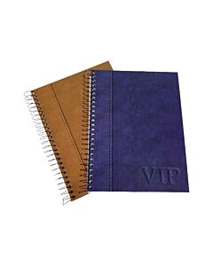 Cuaderno Asamblea Vip Cuero N°3 Rayado Rigida x 96 Hs.