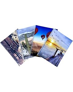 Cuaderno Asamblea Paisajes A4 Rayado x 80 Hs.